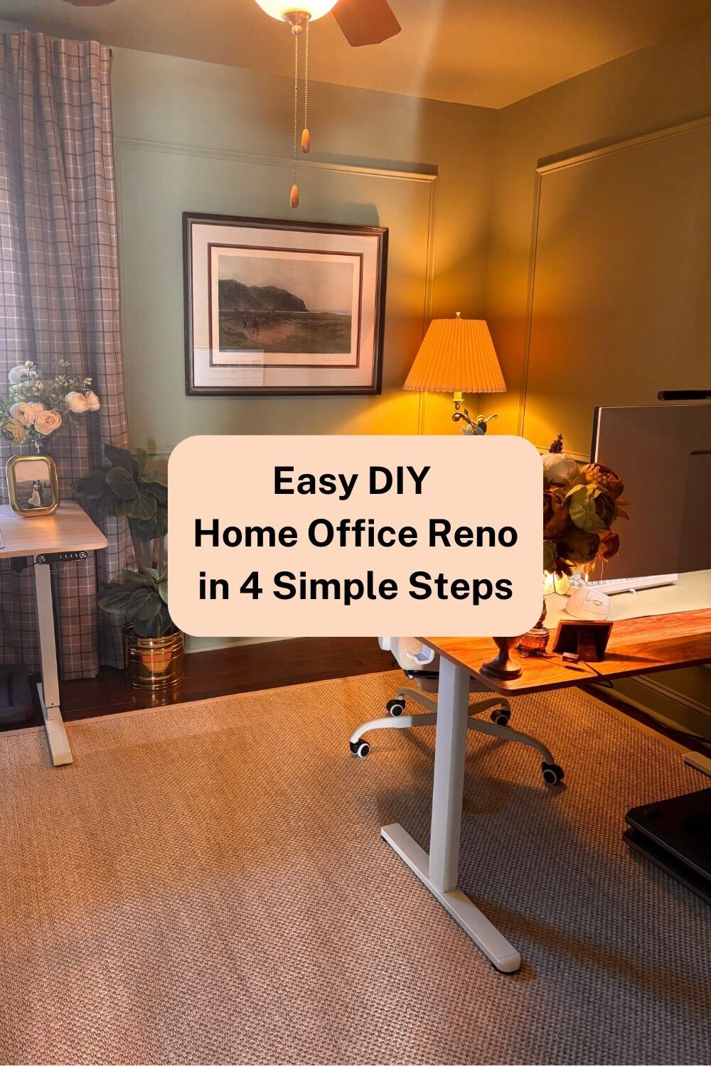 Easy DIY Home Office Renovation