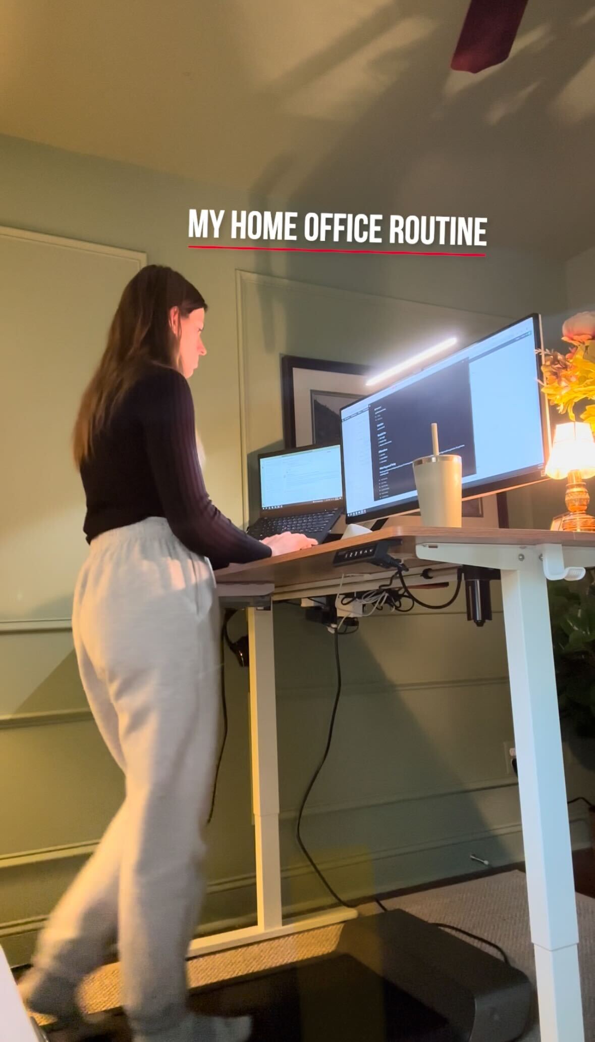 My Home Office Routine & Desk Tour